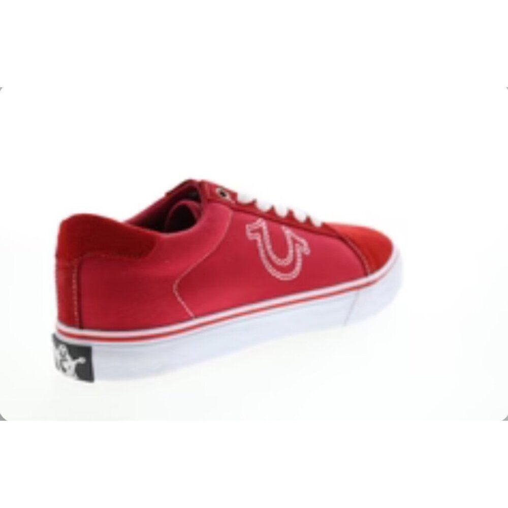 True Religion Bellamy Men Canvas Suede Lace Up Lifestyle Sneakers Size 10